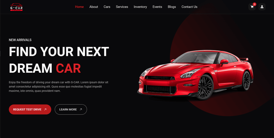 car-e-commerce-website